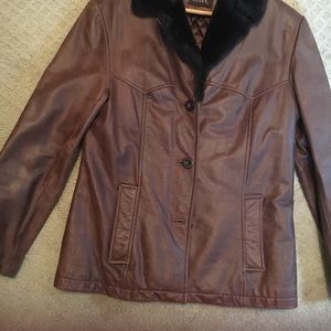 Leather jacket